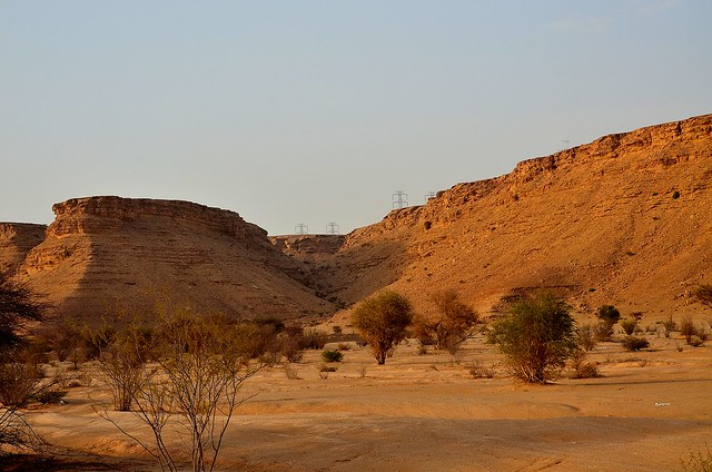 DSC_4810 Dry Landscape in Saudi Arabia.
