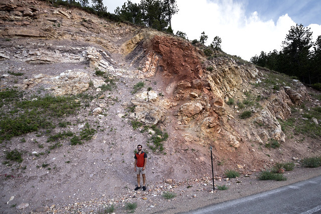 Folds, Tensleep Sandstone and Amsden Formation, Ryan Gardner, Sheridan County, Wyoming