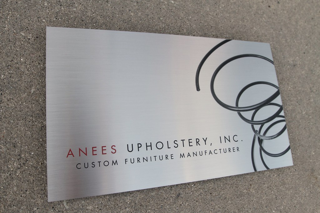 Etched Stainless Steel Plaque with Photo Etch