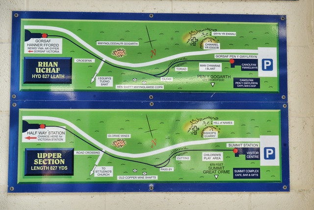 Llandudno - Great Orme Tramway Map