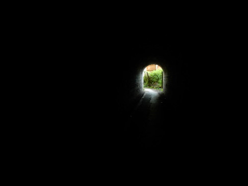 Light at the end of the tunnel Still a long way off :( Tunnel approaching Baldock. Baldock Circular