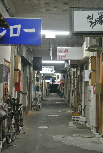 road street japan night alley nikon view 日本 tsu damon mie j1 三重 大門 津