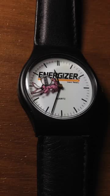 Watch, Quartz - Energizer Bunny, Genuine Leather Band, Japan Movement - Made in China - 02