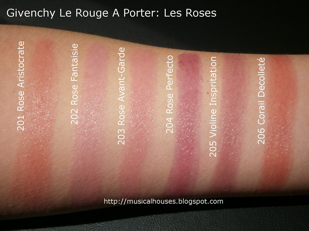 Porter Lipstick Swatches Les Roses | Flickr