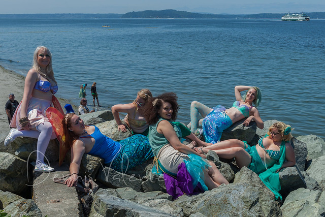Mermaids on the rocks