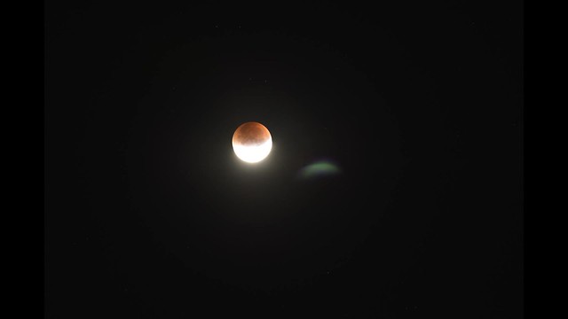 TimeLapse Début de l'éclipse de la super lune du 28 Sept 2015.
