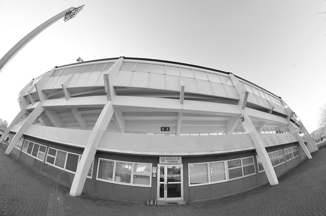 The architecture of the Malmö Stadium