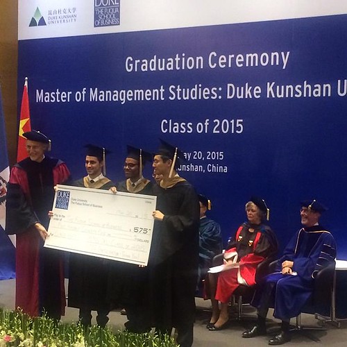 Congratulations to the 2015 @FuquaMMS @DukeKunshan class on making history as the first graduates from the program.
