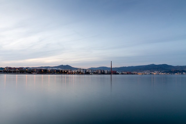Sunset in Málaga