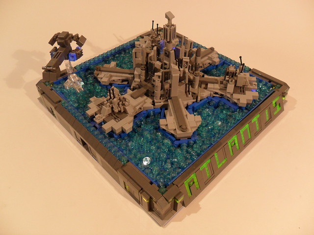 LEGO Mini Stargate Atlantis Display