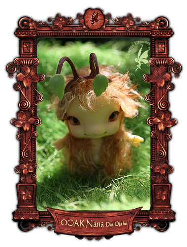OOAK Nana Dae Djahé Glow-in-the-Dark Yellow/green | by chartar_69