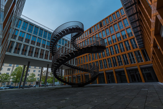 Eine andere Version der KPMG Treppe in München.Gefällt mir fast besser als das erste Foto