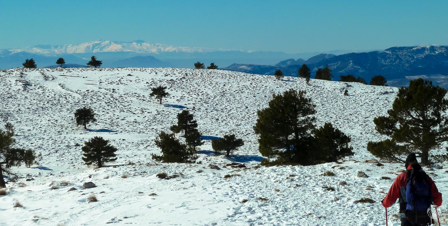 Generosas vistas hacia el sur donde destaca Sierra Nevada