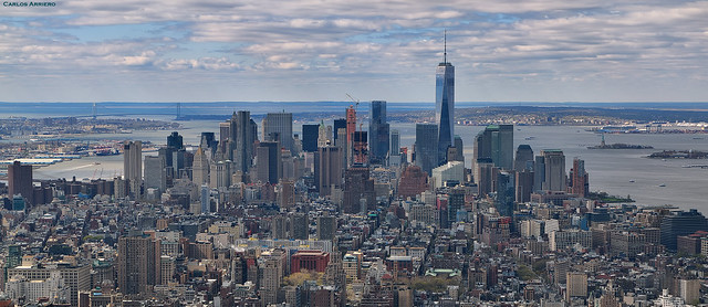 Panorámica desde el Empire State Building.