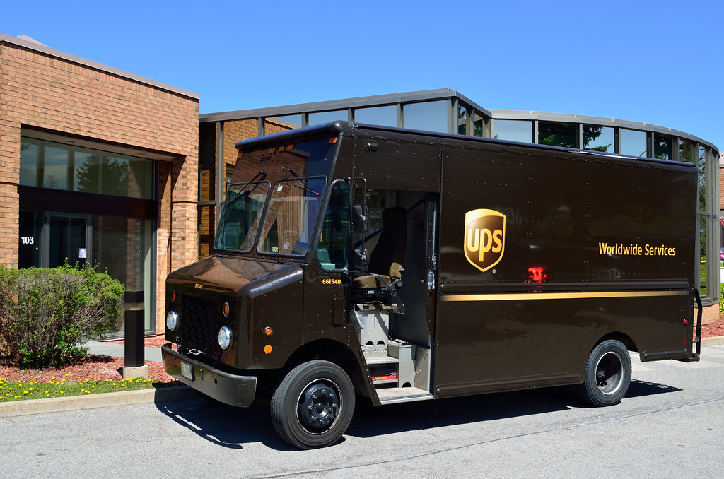 UPS van