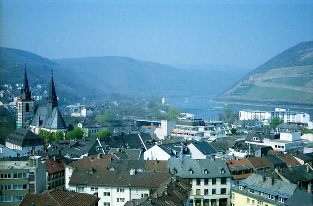 Bingen, Germany and Rhine River