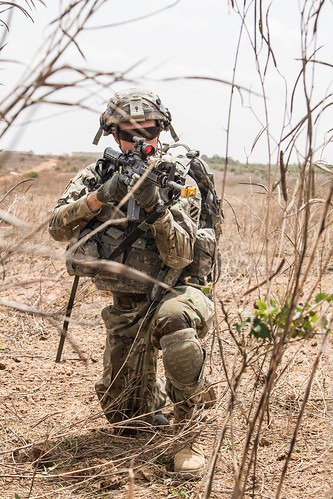 Africa Readiness Training | A U.S. Army infantrymen with Bra… | Flickr