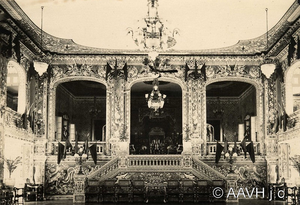 AP0035-Sallet - Hué, 1928 – Palais An Dinh – Le théâtre - Nhà hát Cửu Tư Đài trong Cung An Định