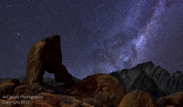 Lady Boot Arch Under The Milky Way