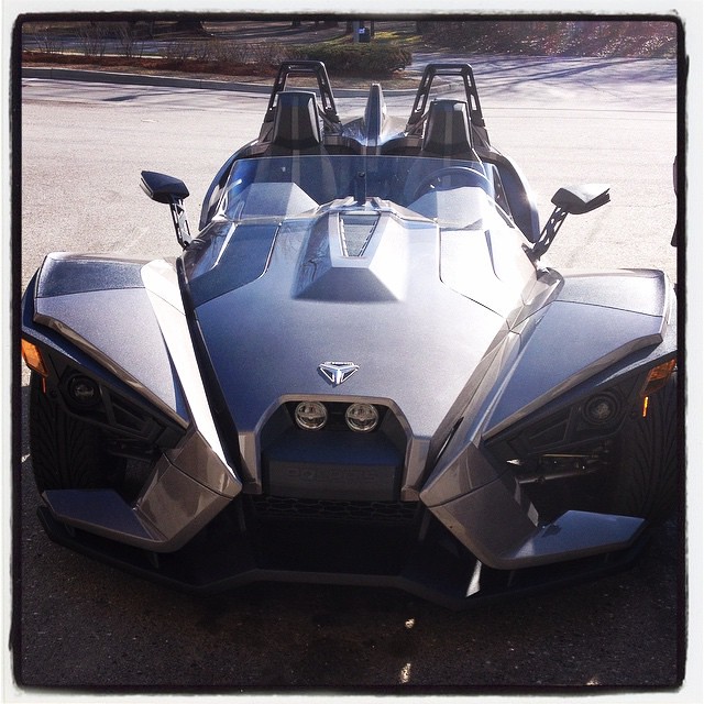 Front view of the slingshot.
