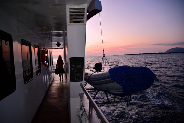 San Jose Yacht - Galapagos sunset.