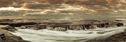 panorama seascape sunrise flow littleausti