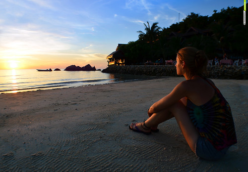 travel sunset favorite inspiration beach girl thailand island spring sand moments wanderlust explore reflect koh daydream contiki 2015 triggercell thaieast