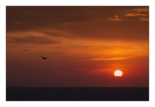 crète sunset coucher de soleil stavros grèce greece mer