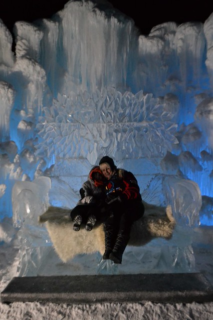 Visiting the Ice Castles