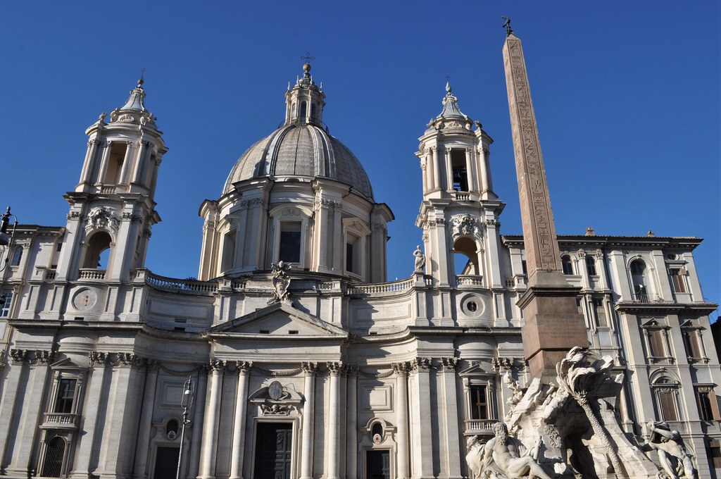 iglesia de santa ines en agonia-ROMA-Italia