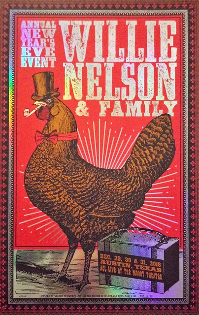 Poster art for Willie Nelson