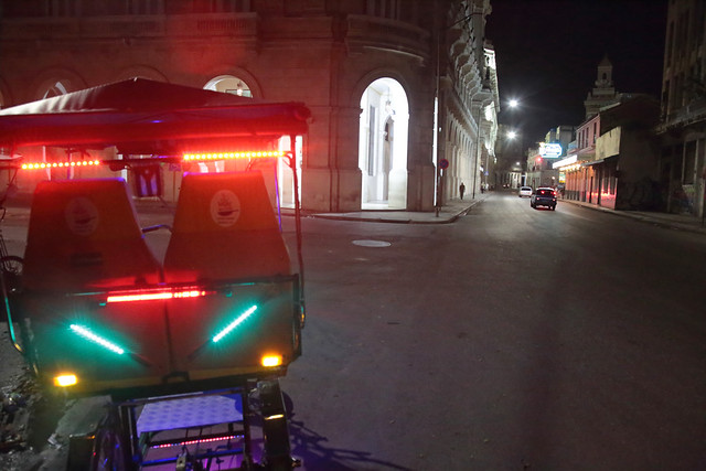 Bicycle Cart At Night