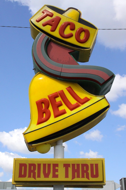 Vintage Taco Bell sign - Savannah, GA