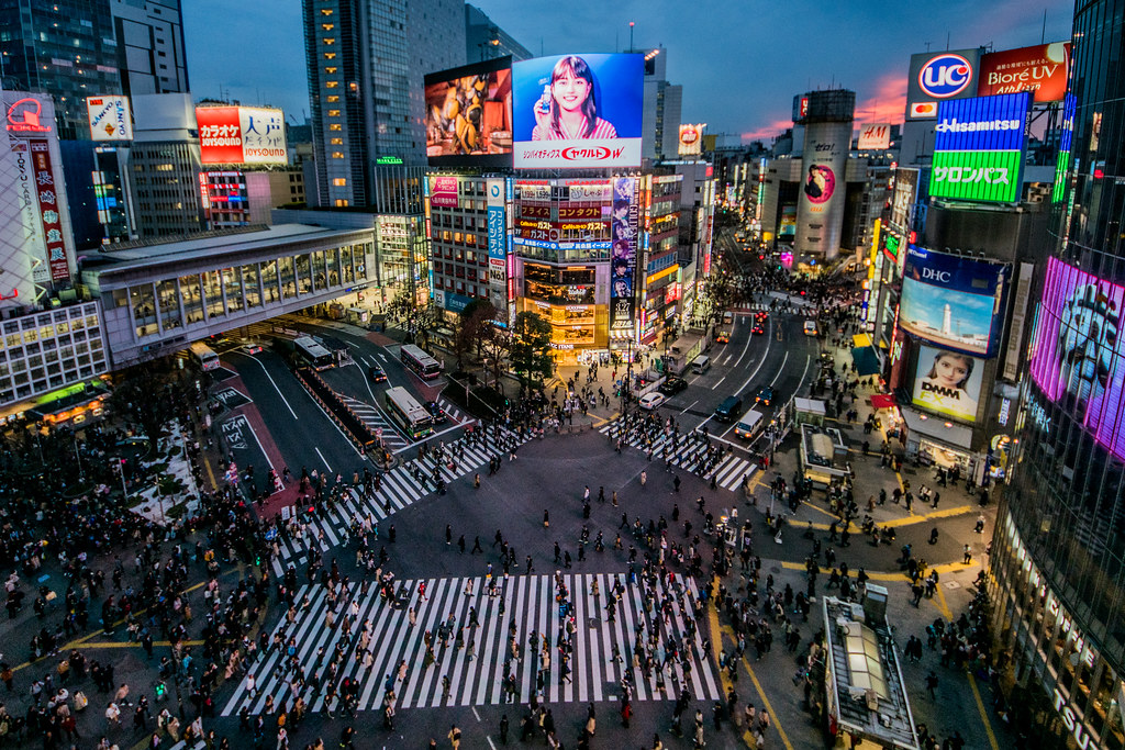 Shibuya: the most crowded intersection in the world