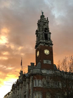 Colchester Town Hall at Sunset