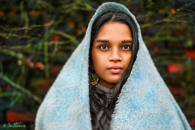 Indian Girl - Ben Heine Photography