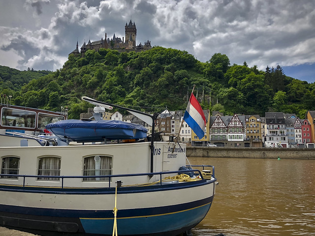 Our boat, the Iris, Cochem