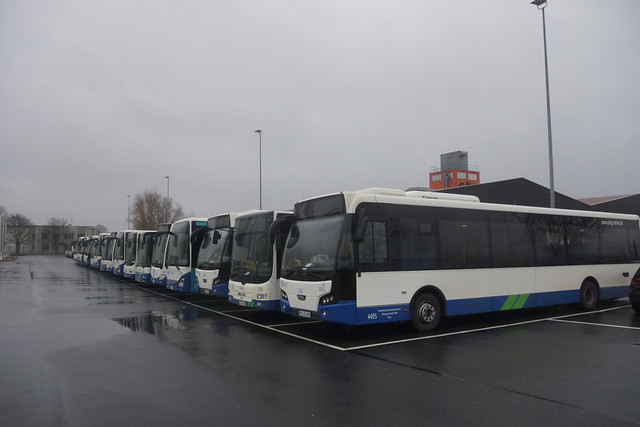 Bus garage LOOK Reisen GmbH in Kleve 12-01-2019