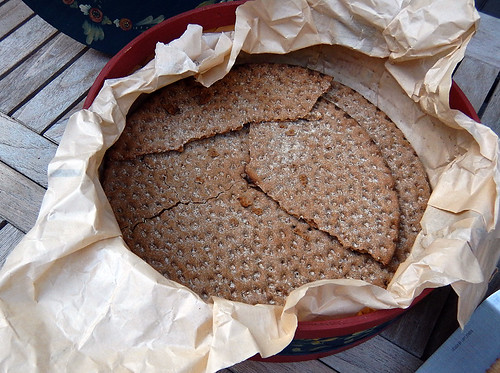 Rye crisps at our Swedish Banquet
