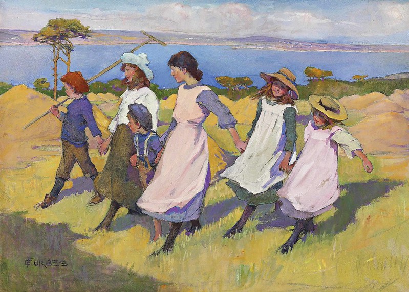 Elizabeth Adela Stanhope Forbes - Here we are gathering nuts in May