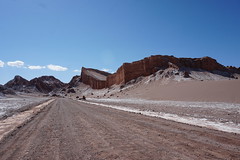 The Amphitheater, the Valley of the Moon (Valle de la Luna), San Pedro de Atacama, the Atacama Desert, Chile.