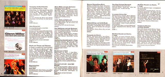 1962 - Dezember - Ariola - Langspielplatten Auslese - Werbe Flyer - Seite 4+5