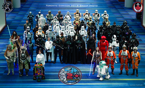 Toronto Comicon 2019 501st/Rebel Legion/Droid Builders Group Photo