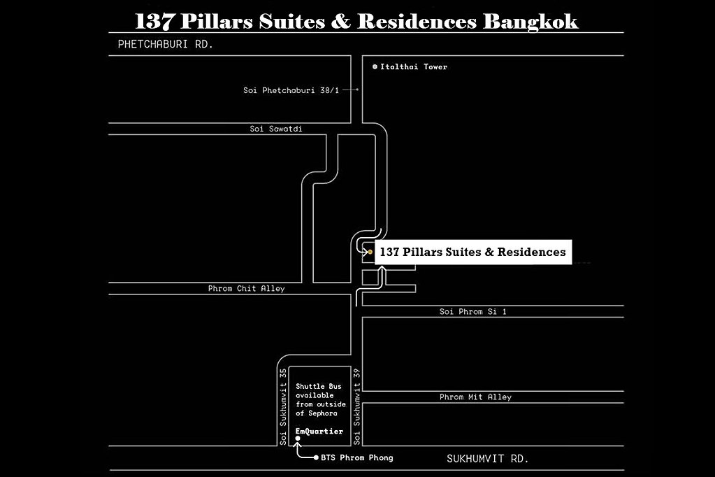 137 Pillars Suites & Residences Bangkok Map 2