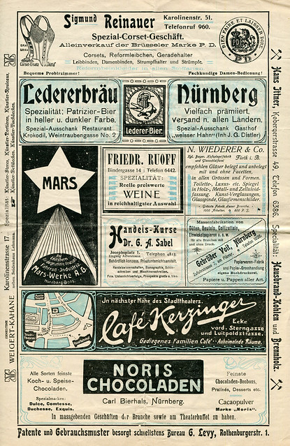 Programmblatt Stadt-Theater Nürnberg Seite 4