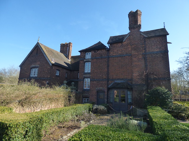 Moseley Old Hall - the house from the garden
