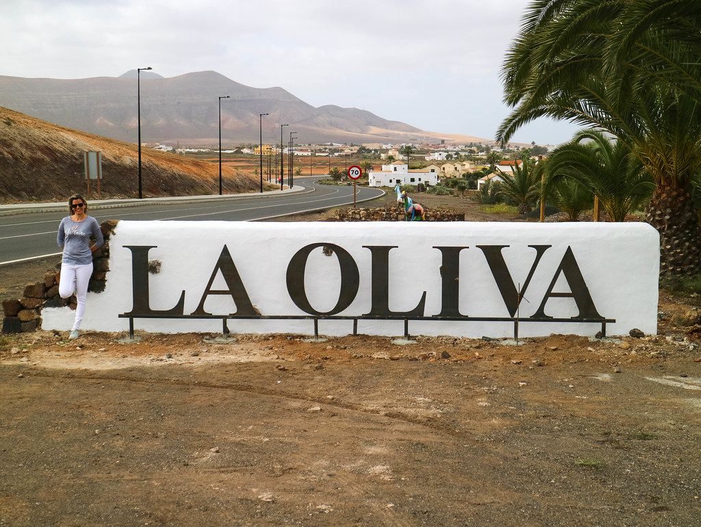 Entrada a La Oliva en Fuerteventura