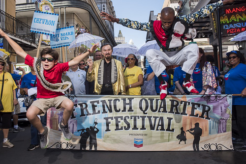 The opening parade to French Quarter Fest 2019 on April 11, 2019. Photo by Ryan Hodgson-Rigsbee RHRphoto.com