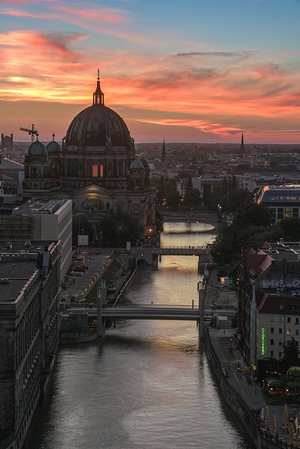 Berliner Dom / Spree - Berlin / Sunset