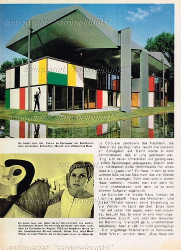 Heidi Weber Museum Centre Le Corbusier - Original Bericht aus den 60er Jahren | by mémoire2cité Vol 6